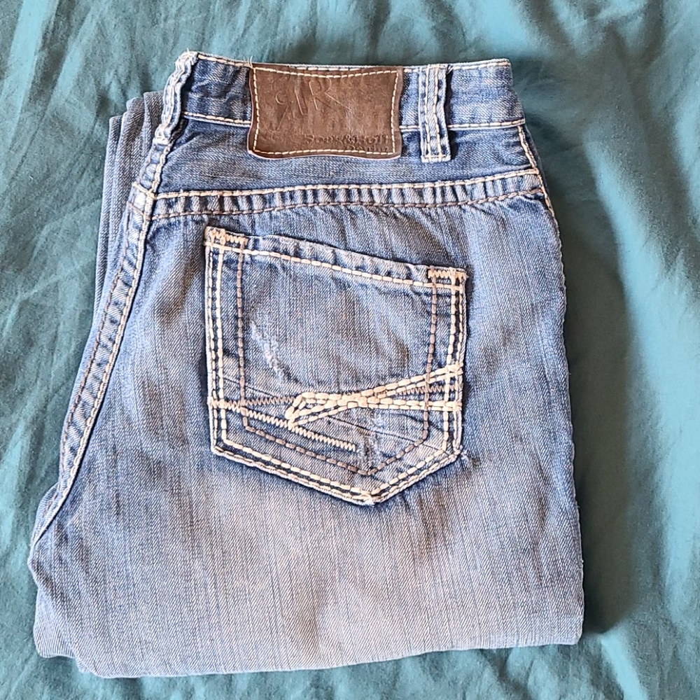Men's rock and roll cowboy denim